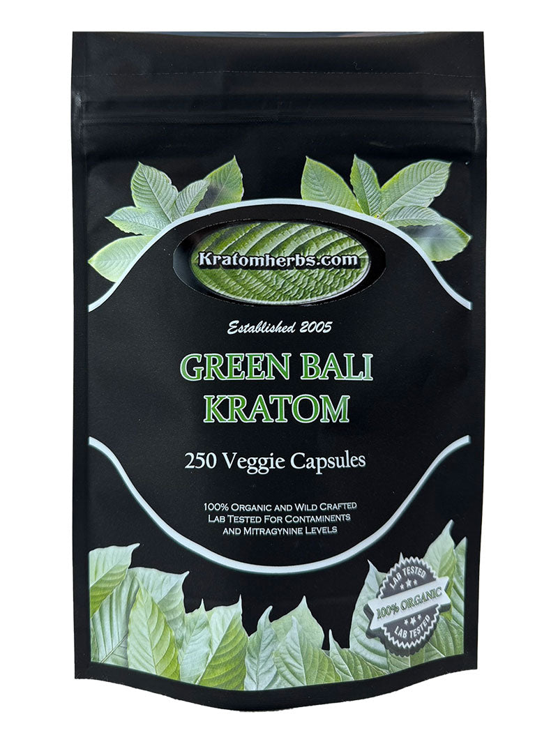Green Bali Kratom Capsules - Kratom Herbs