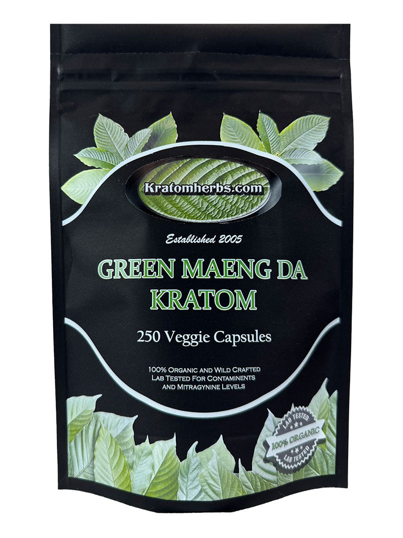 Green Maeng Da Kratom Capsules - Kratom Herbs