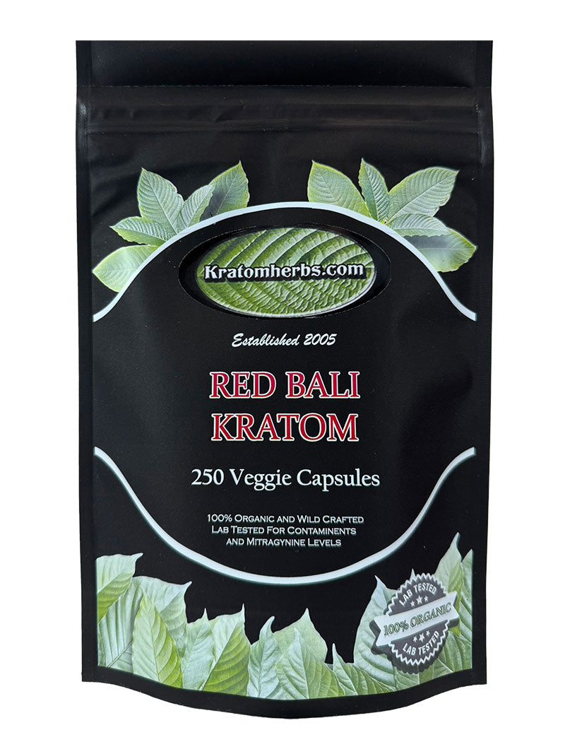 Red Bali Kratom Capsules - Kratom Herbs
