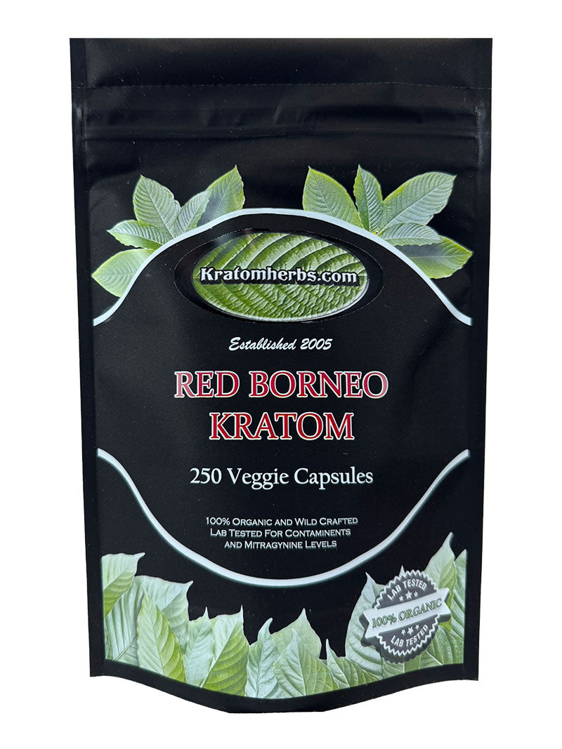 Red Vein Borneo Kratom Capsules (RVB) - Kratom Herbs