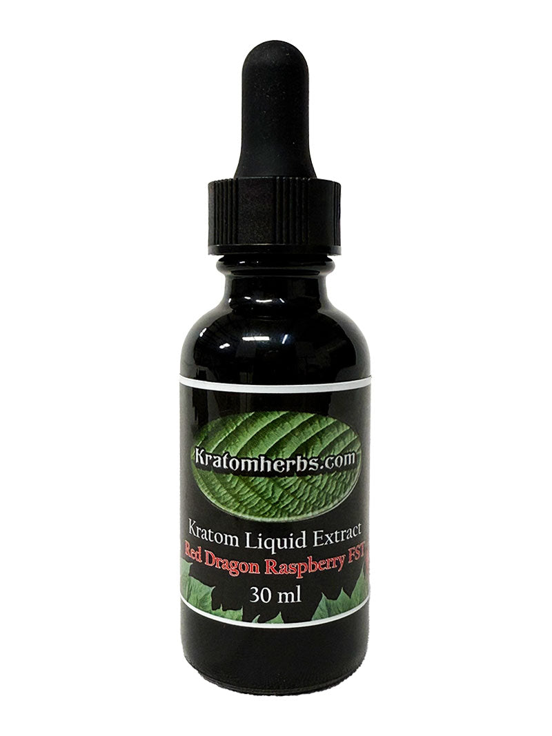 Red Dragon Raspberry Liquid Kratom Extract Full Spectrum Tincture